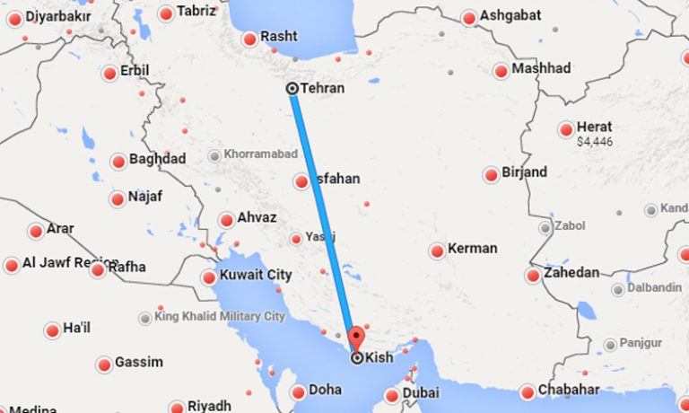بلیط چارتر تهران کیش