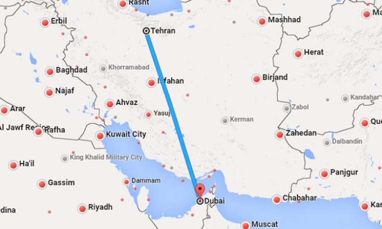 بلیط چارتر تهران دبی