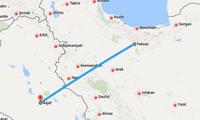 بلیط چارتر تهران نجف