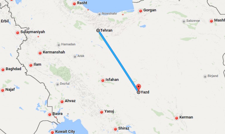 بلیط چارتر تهران یزد