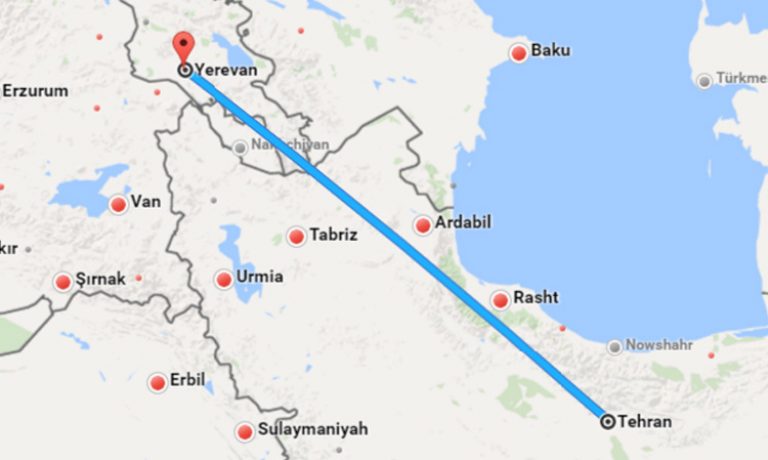بلیط چارتر تهران ایروان