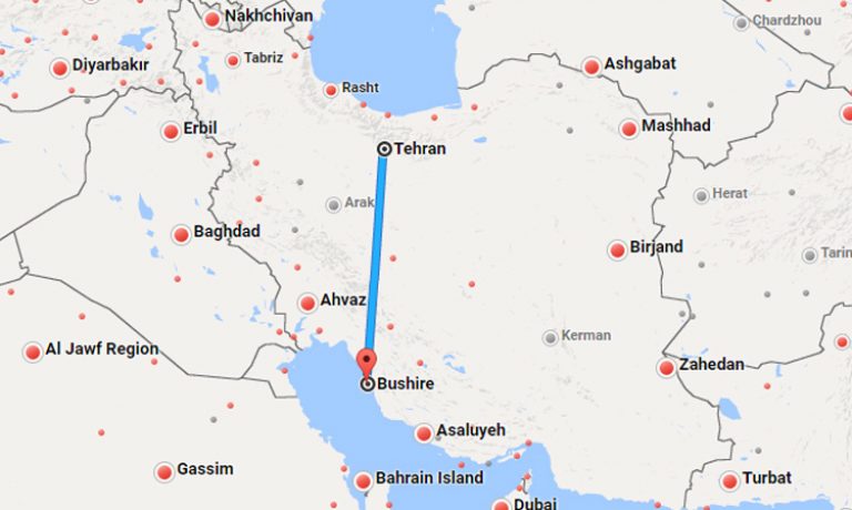 بلیط چارتر تهران بوشهر