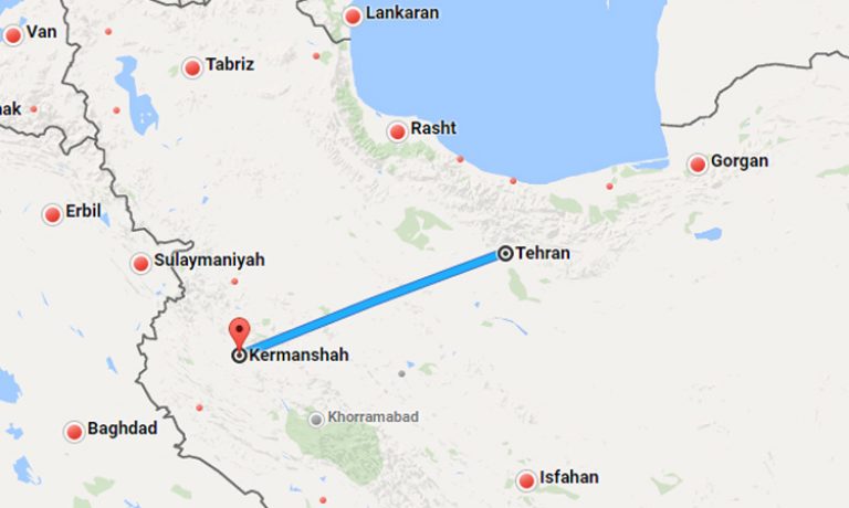 بلیط چارتر تهران کرمانشاه