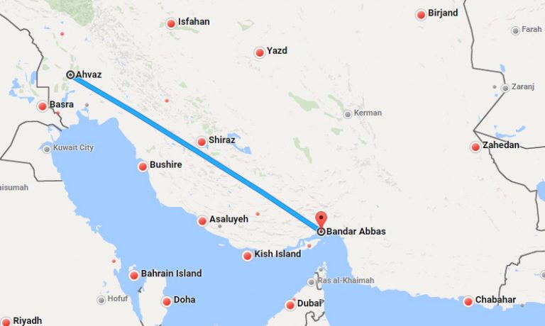 بلیط چارتر اهواز بندرعباس