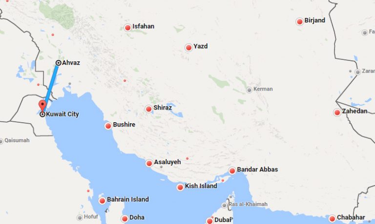 بلیط چارتر اهواز کویت