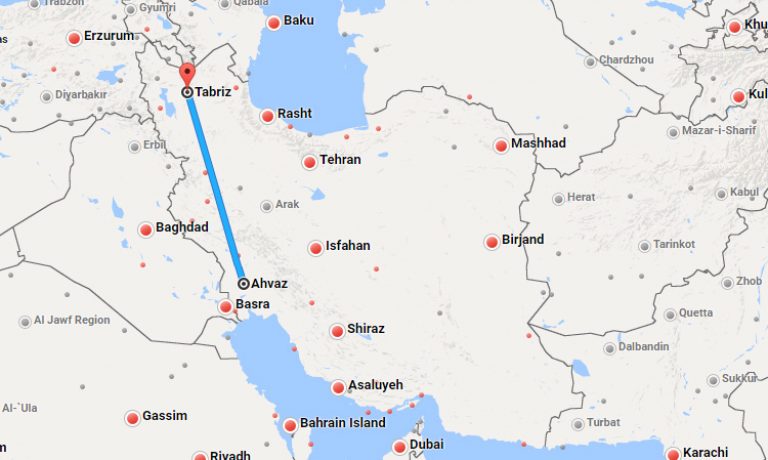 بلیط چارتر اهواز تبریز