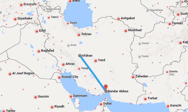 بلیط چارتر اصفهان بندرعباس