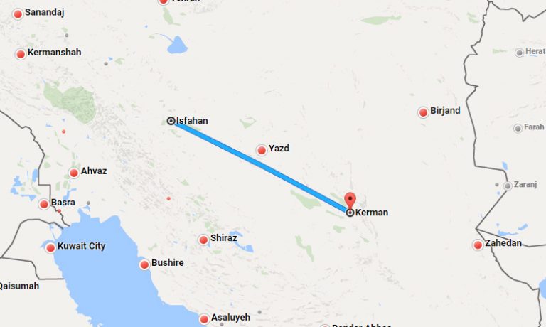 بلیط چارتر اصفهان کرمان