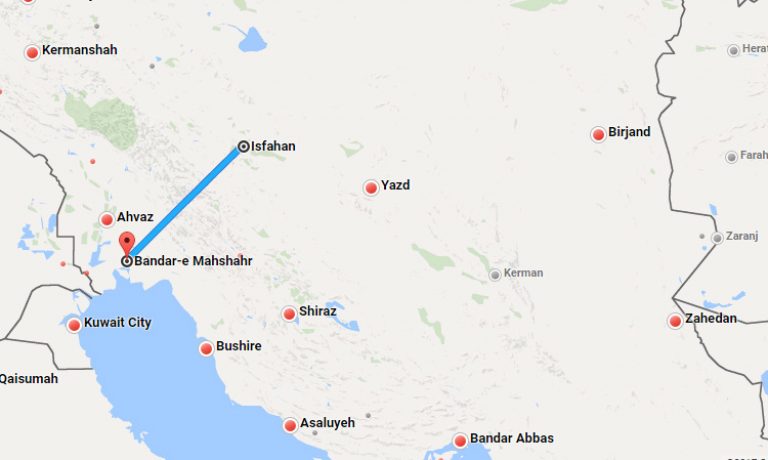 بلیط چارتر اصفهان ماهشهر