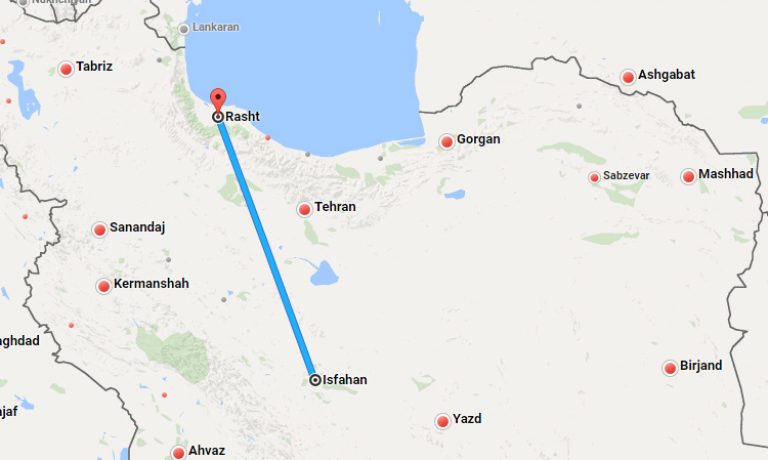 بلیط چارتر اصفهان رشت