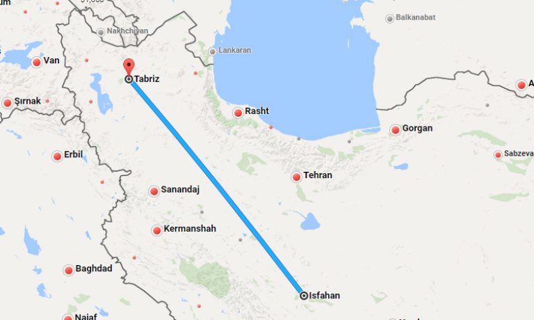 بلیط چارتر اصفهان تبریز