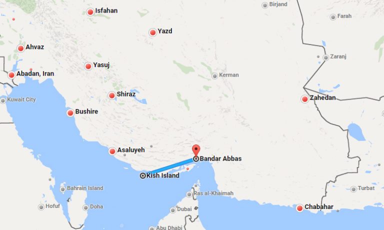 بلیط چارتر کیش بندر عباس