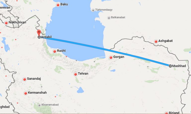 بلیط چارتر مشهد اردبیل