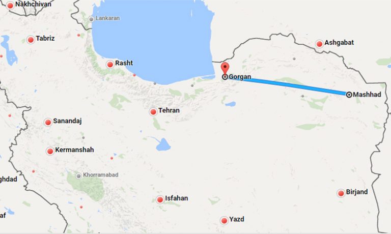 بلیط چارتر مشهد گرگان