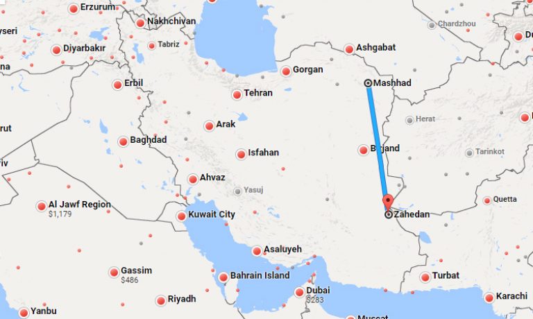 بلیط چارتر مشهد زاهدان
