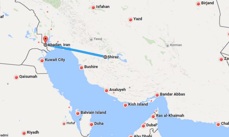 بلیط چارتر شیراز آبادان