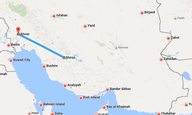 بلیط چارتر شیراز اهواز
