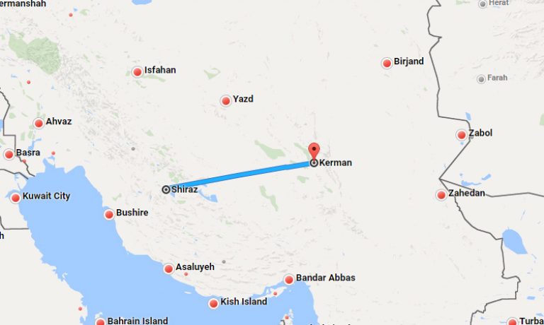 بلیط چارتر شیراز کرمان