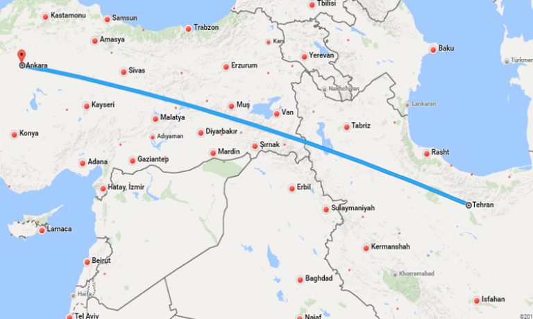 بلیط چارتر تهران آنکارا