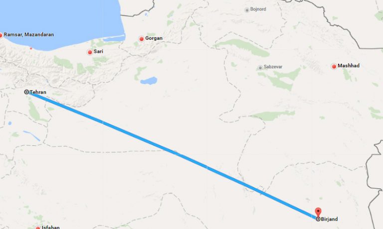 بلیط چارتر تهران بیرجند