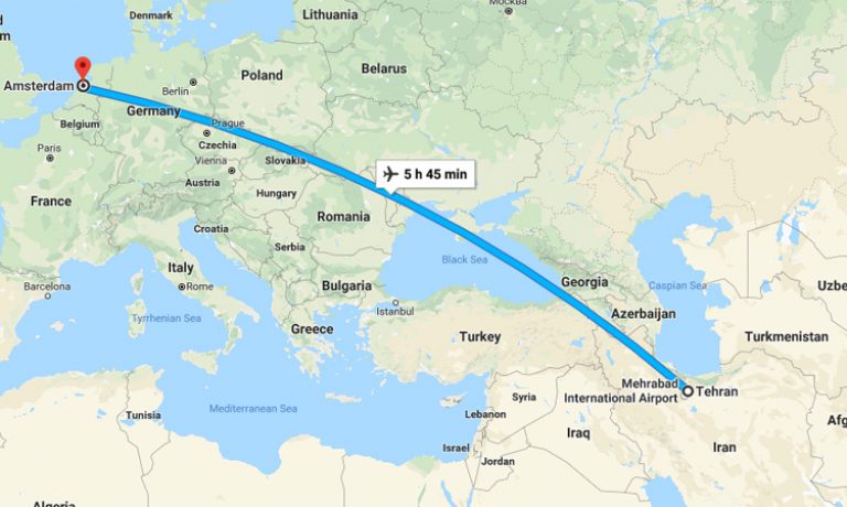 بلیط ارزان تهران آمستردام