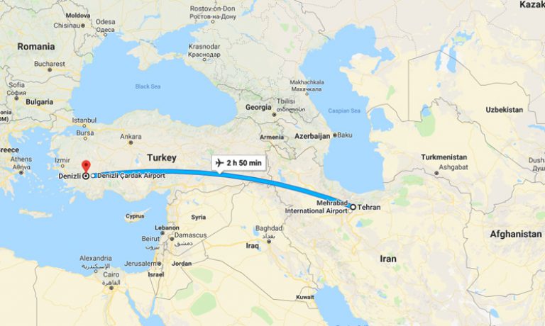 بلیط ارزان تهران دنیزلی