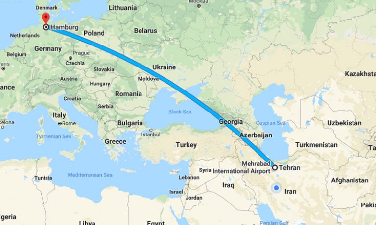 بلیط ارزان تهران هامبورگ